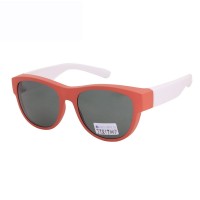 Gafas de sol polarizadas que se ajustan sobre las gafas para mujer, protección UV, gafas envolventes modernas para conducir.
