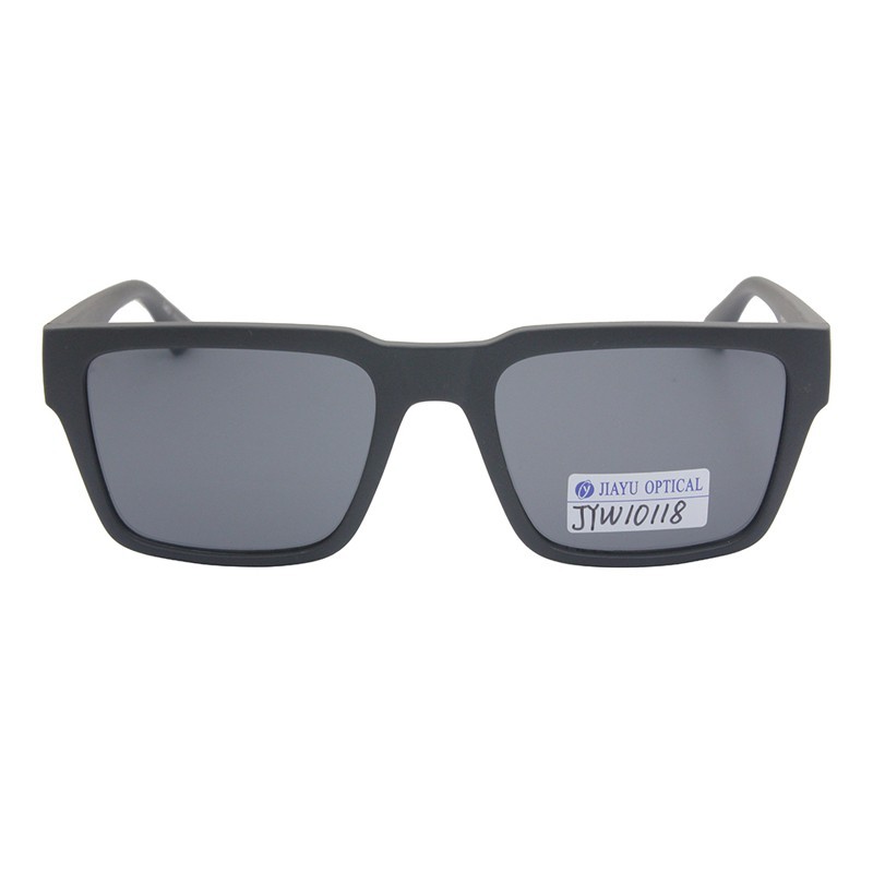 Óculos de sol quadrados polarizados para homens, estilo vintage, óculos de sol retangulares para dirigir e viajar, armação leve, proteção UV