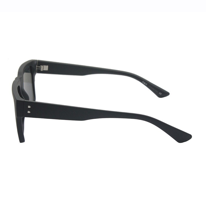 Óculos de sol quadrados polarizados para homens, estilo vintage, óculos de sol retangulares para dirigir e viajar, armação leve, proteção UV