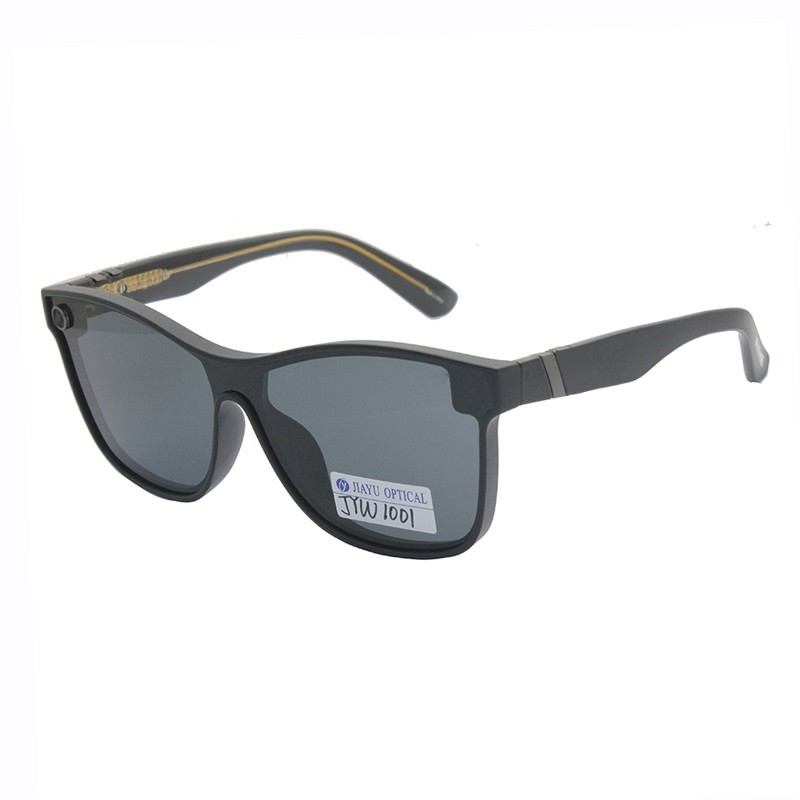 TR90 Frame Fashion Polarized Sunglasses for Women Men 100% UV Protection Trendy Siamese Lens Shades
