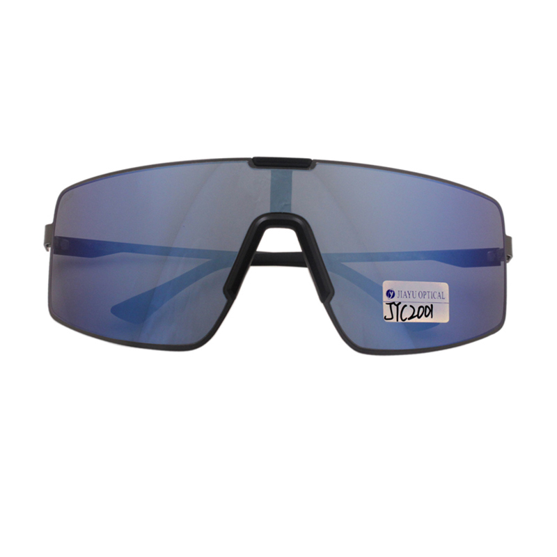 Gafas de sol de gran tamaño con protección metálica para hombres y mujeres