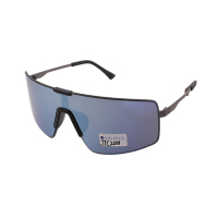 Gafas de sol de gran tamaño con protección metálica para hombres y mujeres