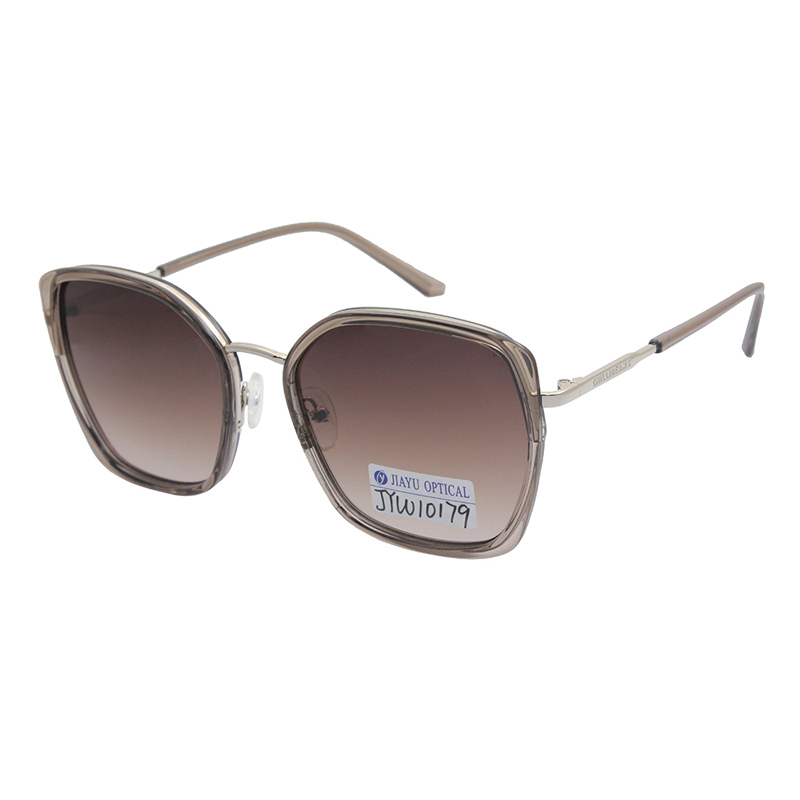 Gafas de sol retro de metal para mujer, polarizadas, protección UV400, para conducir.