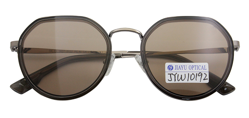 Round Polygon Metal Sunglasses