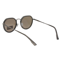 Óculos de Sol Redondos com Lentes Poligonais em Metal, Polarizados, para Homens e Mulheres, Estilo Retrô Clássico Vintage.