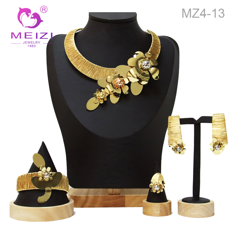 18K Necklace Set for Women's Wedding Jewelry Sets