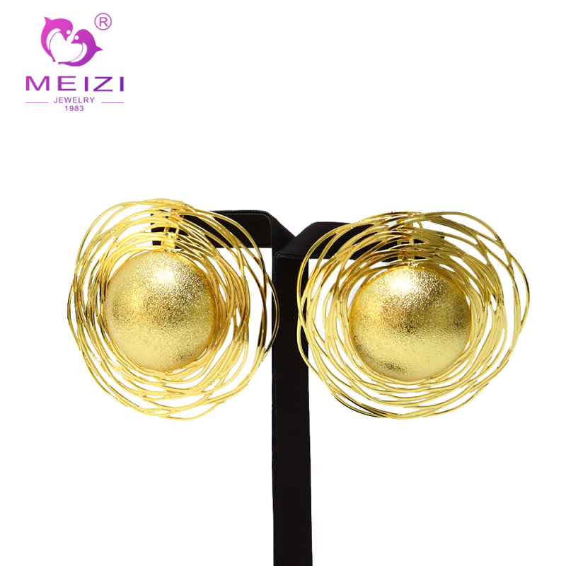 Dubai Gold Jewelry For Women Banquet Wedding Party Jewelry Sets