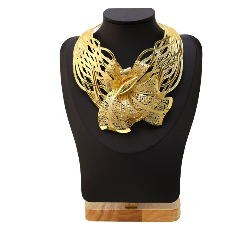 Dubai Gold Plated Banquet Wedding Jewelry Set