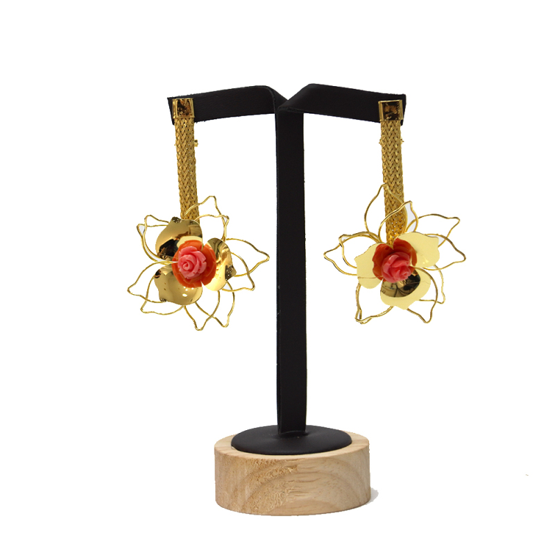 African 24k Real Gold Dubai Jewelry Set for Woman Necklace