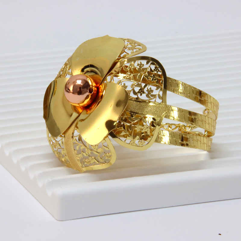 Nigerian Bridal Wedding Gold Plated Big Jewellery Sets