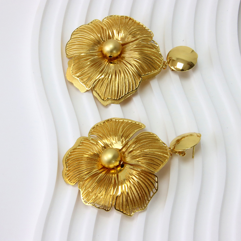 Gold Plated Nigerian Wedding Iarge Jewelry For Women