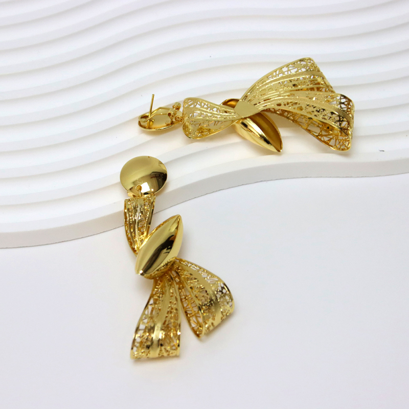 Women's Gold Plated 24K Necklace Jewellery Set