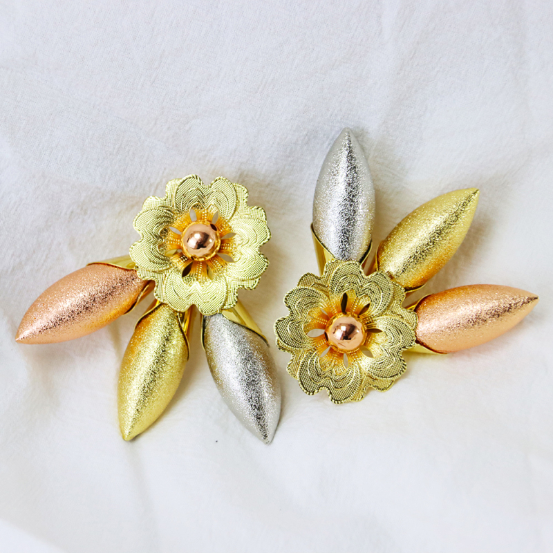 Dubai 24K Gold Big Jewelry Sets for Women Wedding