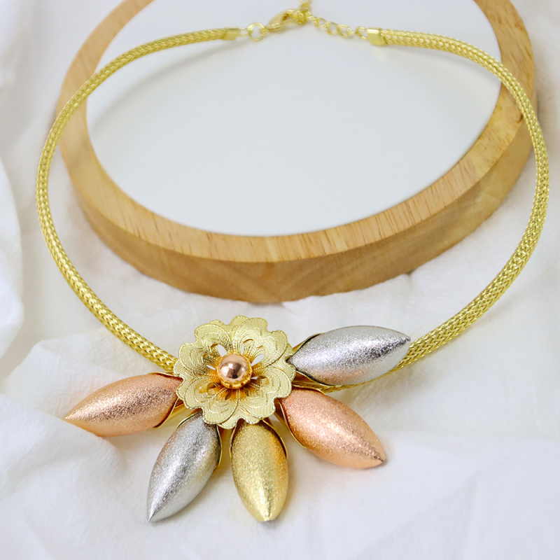 Dubai 24K Gold Big Jewelry Sets for Women Wedding