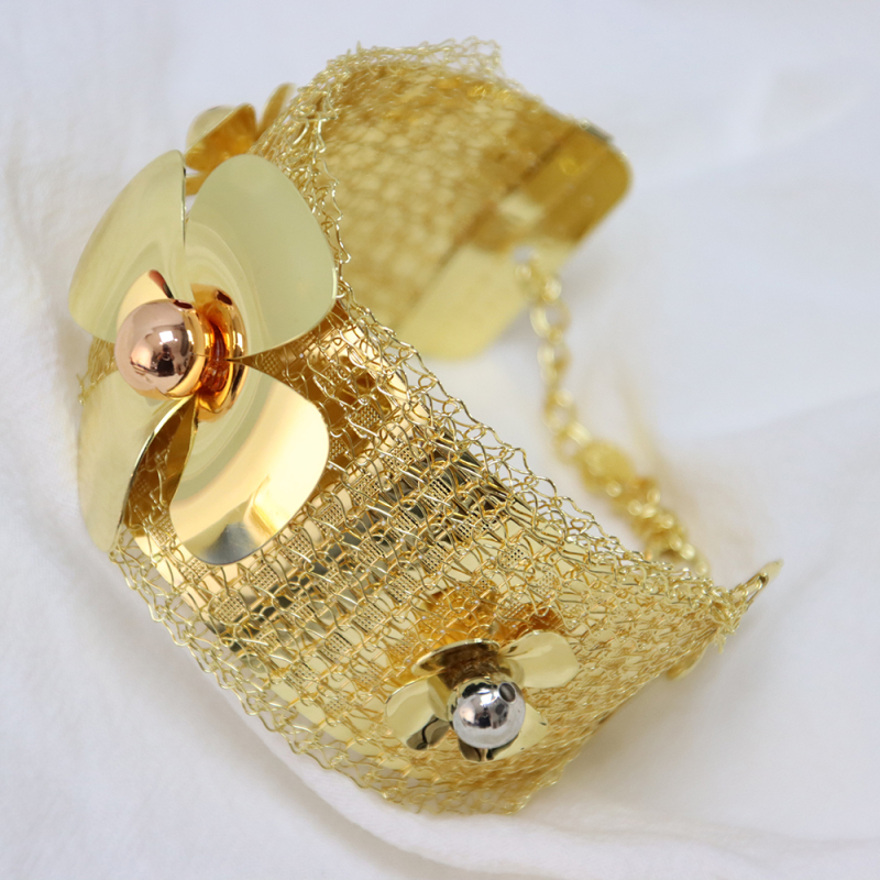 Dubai Indian Fashion 18k Gold Plated Bride Jewelry Set