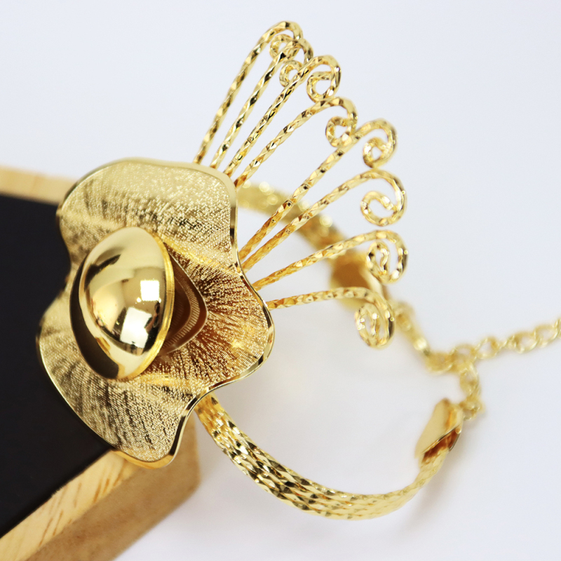 Indian Wedding Gifts 24K Gold Plated Jewelry Sets