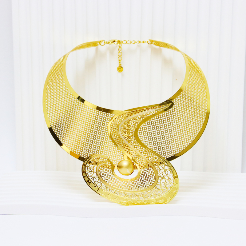 Bride Bridesmaid 18K Gold Plated Wedding Jewelry Set