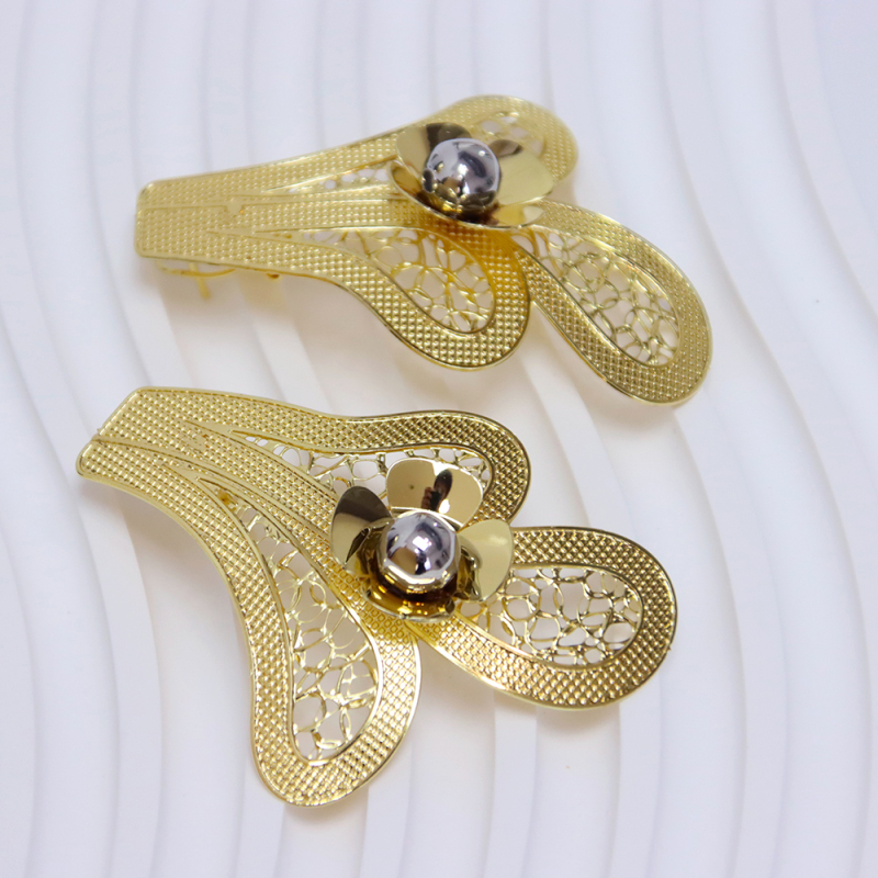 Dubai 24K Gold Wedding Jewelry Set Woman 4 Pieces