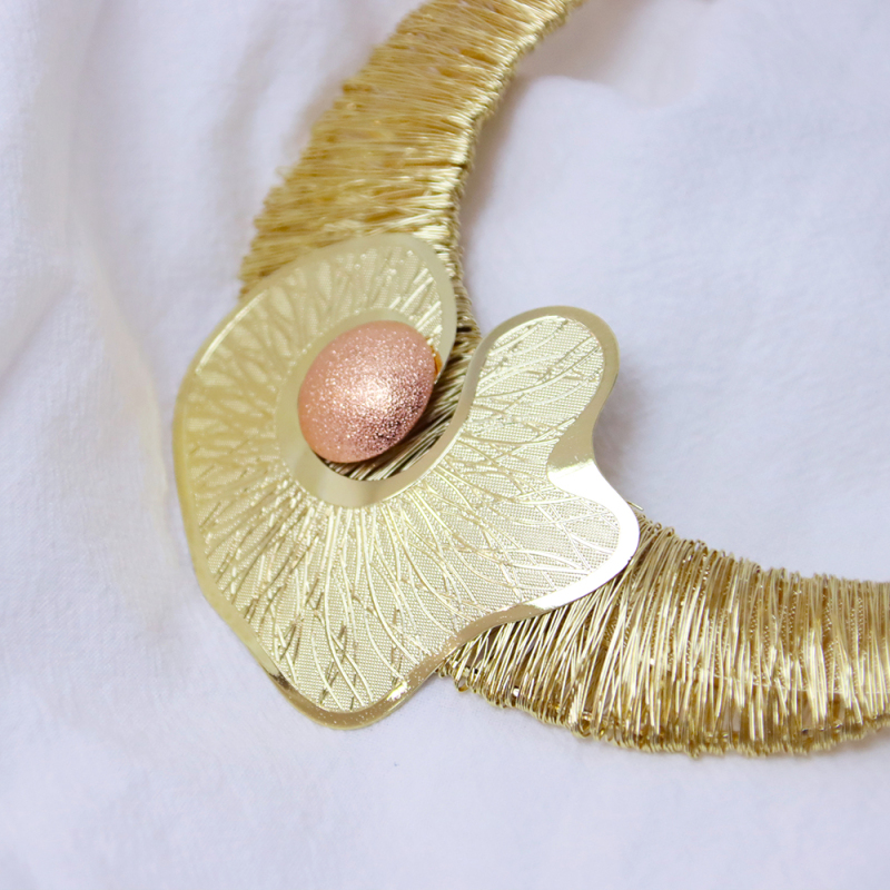 Dubai 24k Gold Necklace Jewelry Sets For Bridesmaids