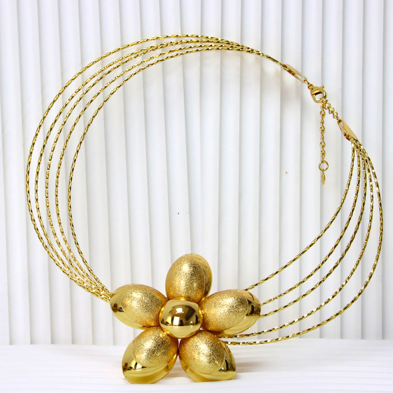 Dubai Gold Jewelry Designs Necklace Ring Earrings Bracelet