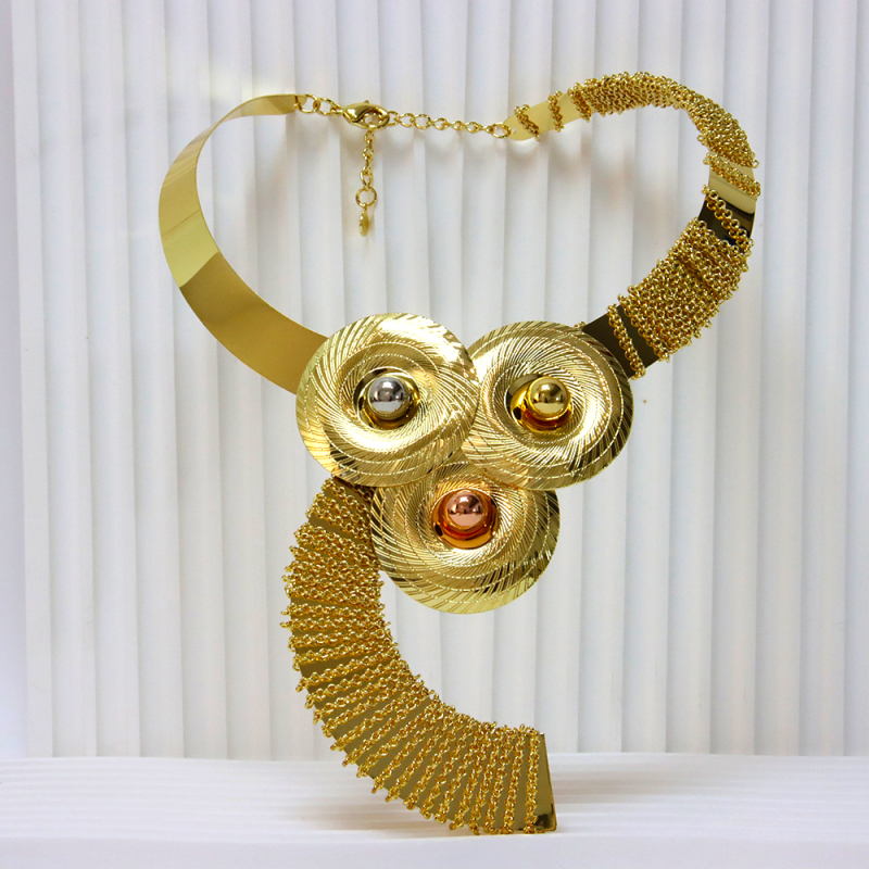 Ensemble de bijoux en or de mariage africain pour femme cadeau de mariée