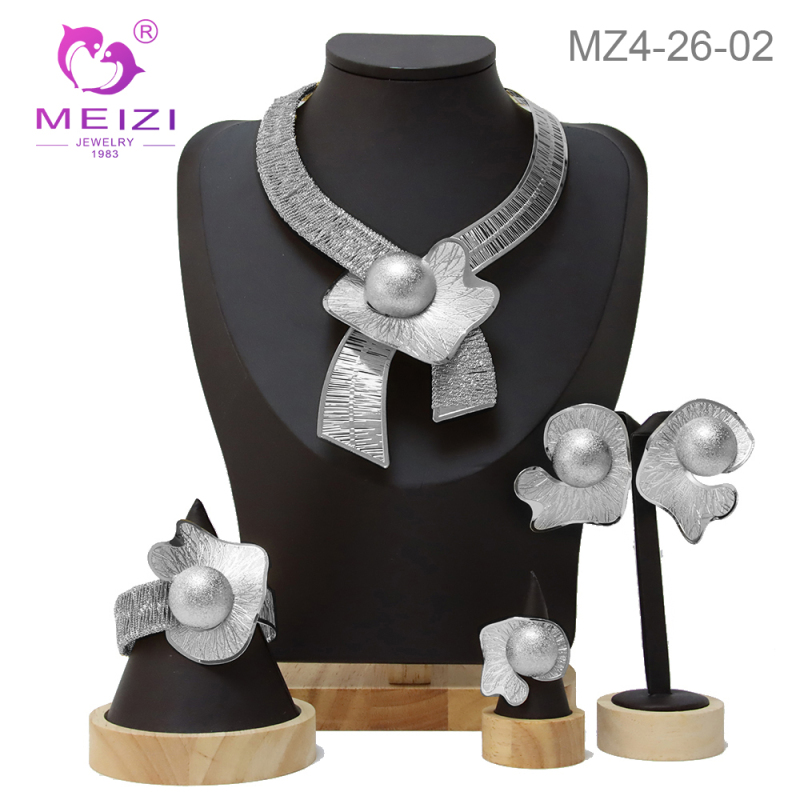 Dubai 18k Gold Plated jewelry set for Ladies Wedding