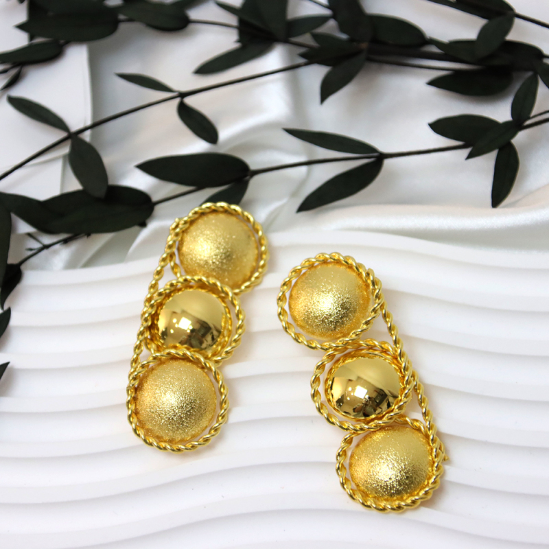 Anting dan Gelang Bridal Indian Fashion untuk Set Perhiasan Pernikahan
