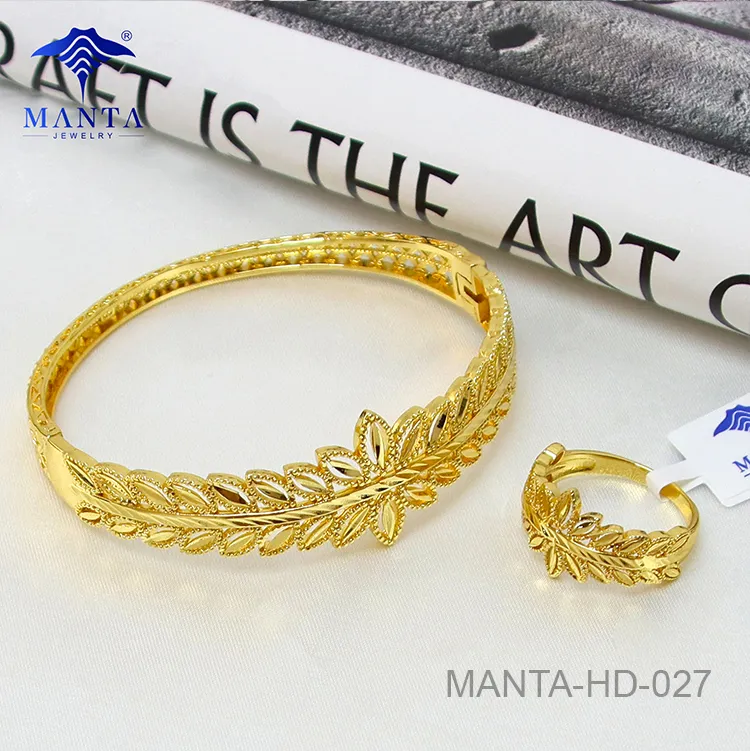 Pulsera Mujer Oro 18k Calado Anillo Accesorios