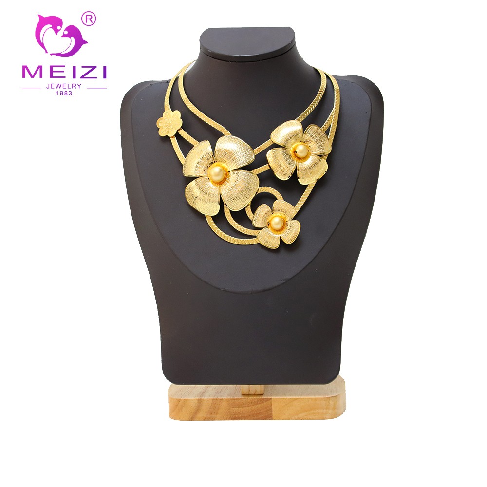 dubai 18k gold jewelry sets for women