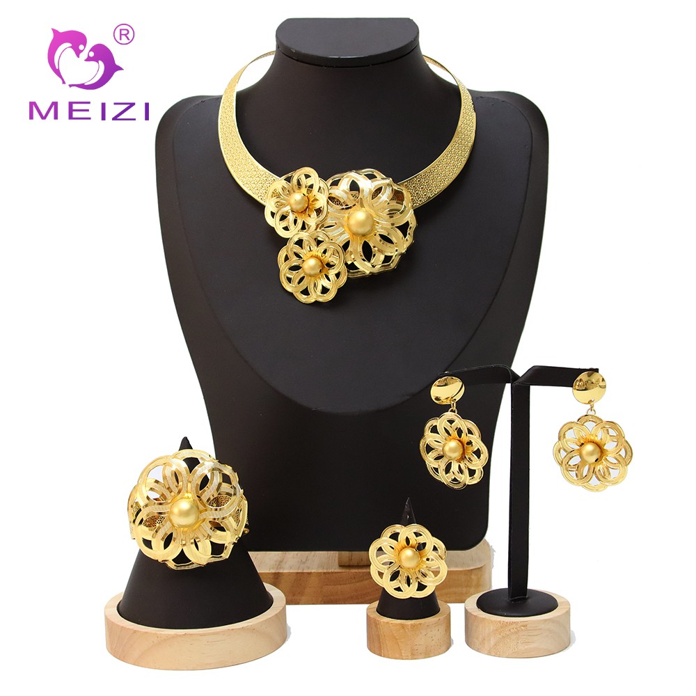 Gold Plated Jewellery for Women 18k Set