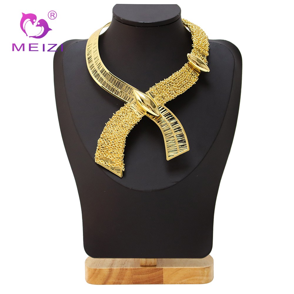 Gold Jewelry 24k Original Dubai Set