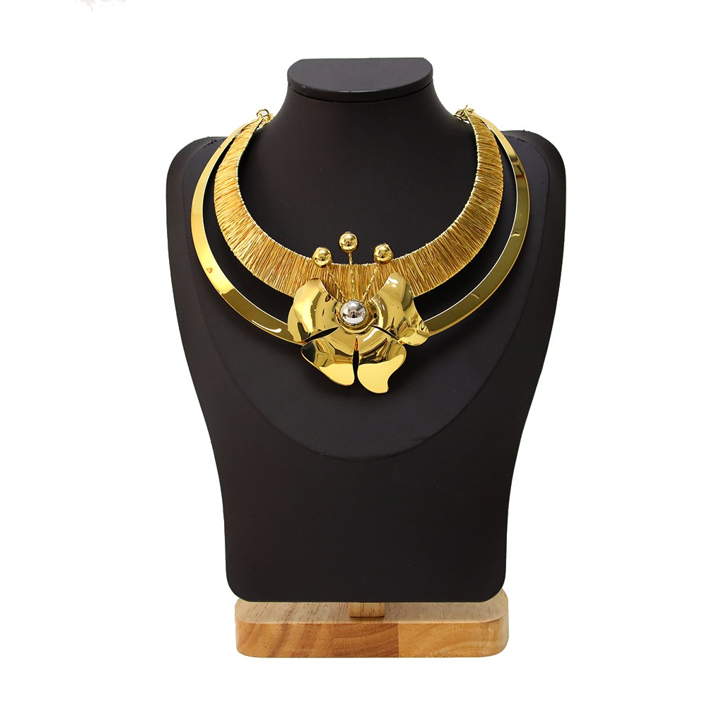 Dubai female jewelry gold plate