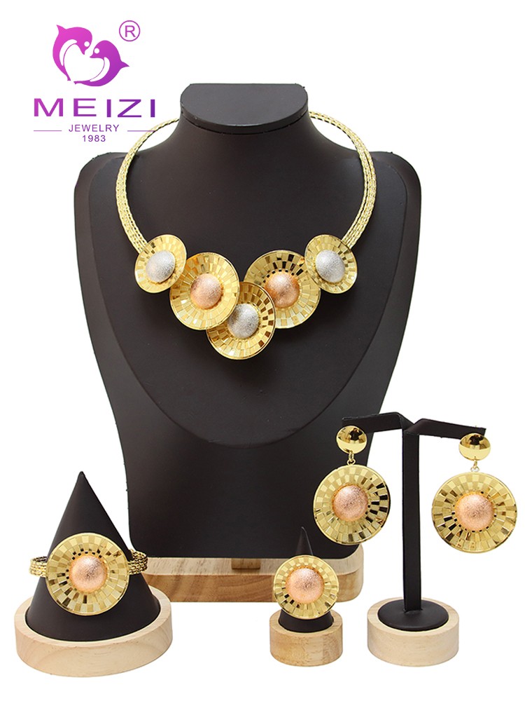 gold plated jewelry sets for women 18 k