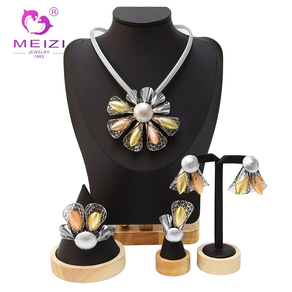 24K gold plated jewelry set