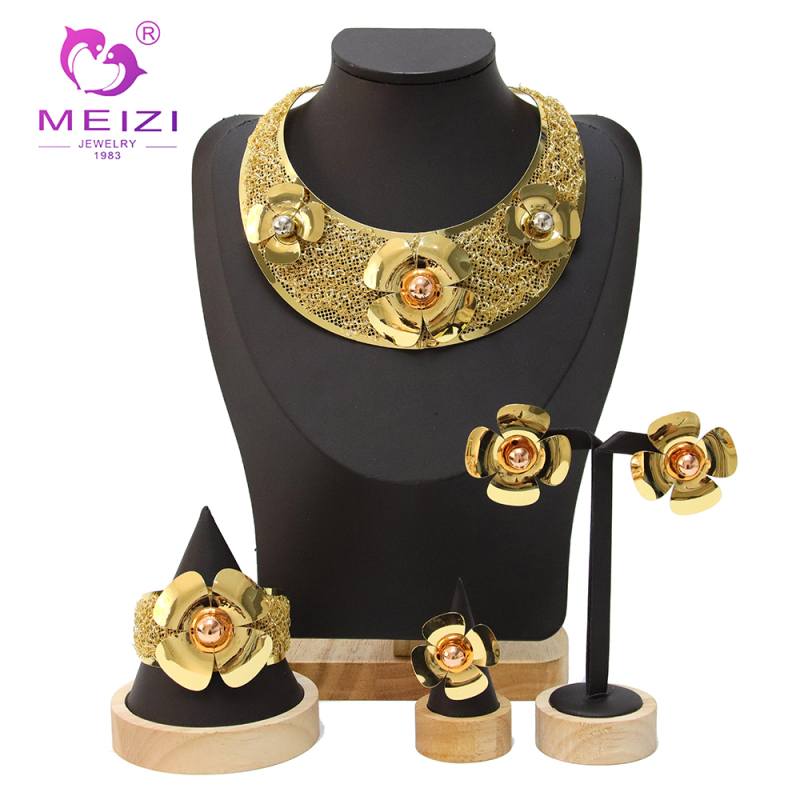 dubai fashion woman necklace set