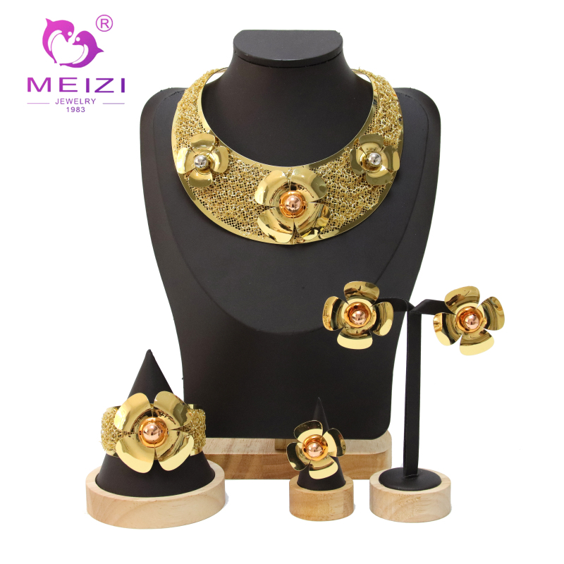 dubai fashion woman necklace set