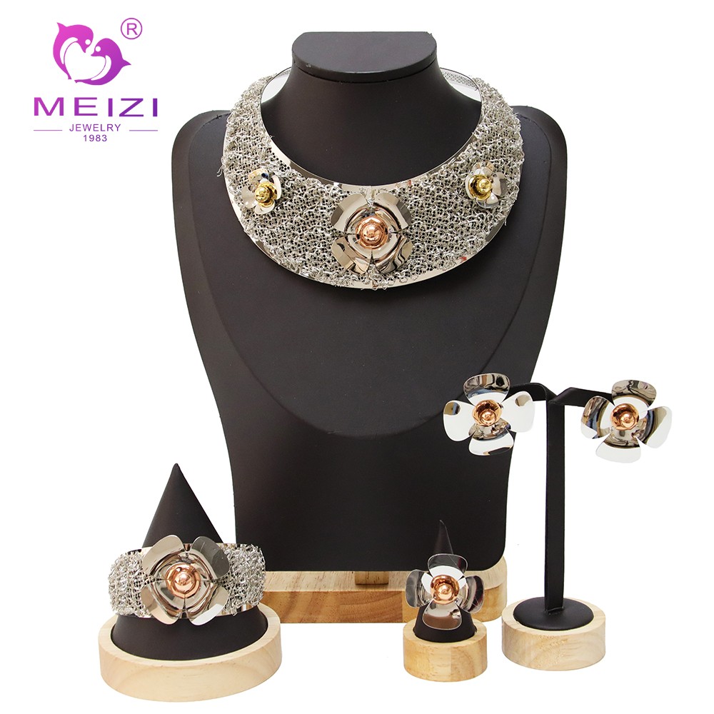 dubai 24k gold jewelry sets for women