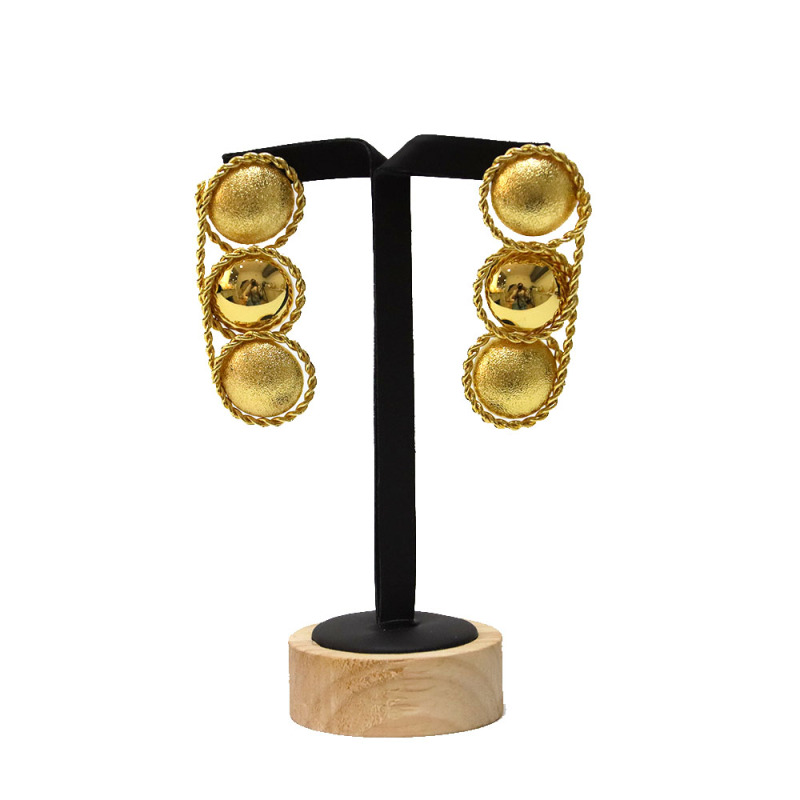 18k Wedding Exaggerated Necklace Earring Bracelet Set