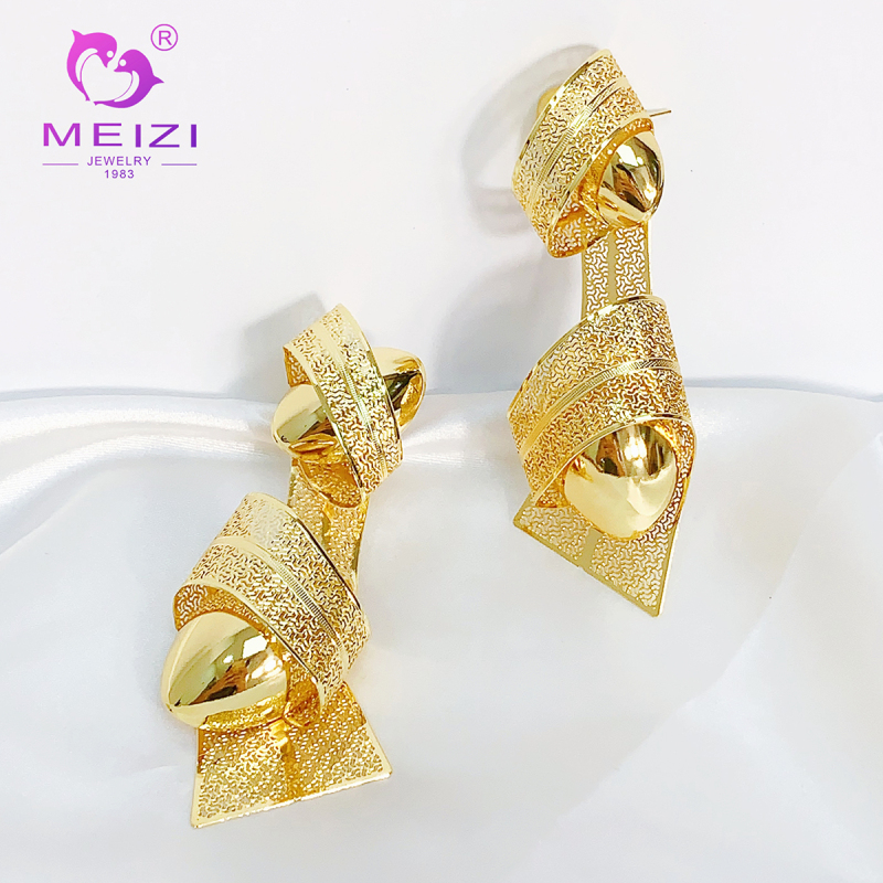 dainty 18k big gold earrings for women