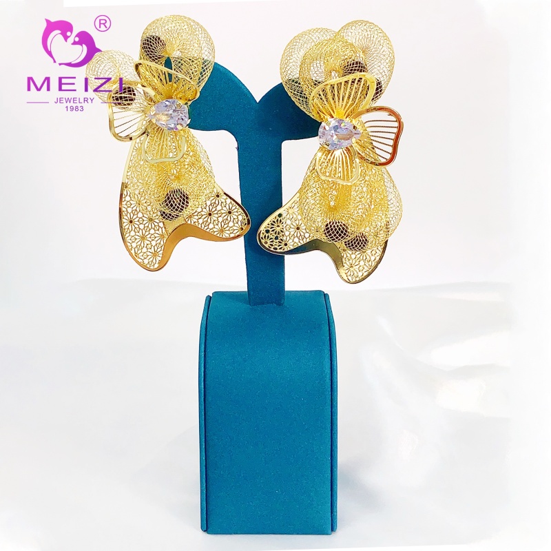 vintage cute gold earrings designs for female