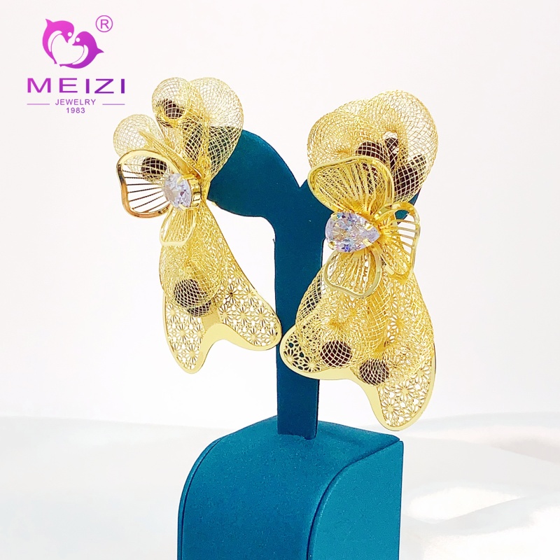 vintage cute gold earrings designs for female