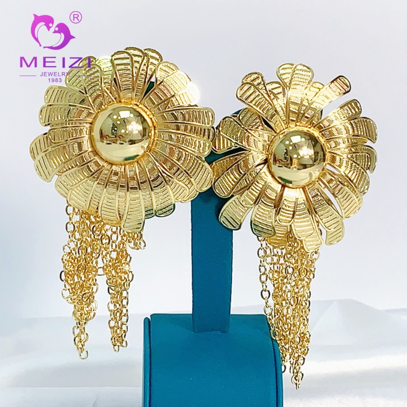statement wedding hypoallergenic gold earrings