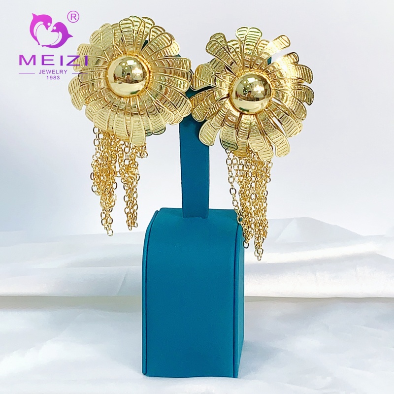 statement wedding hypoallergenic gold earrings
