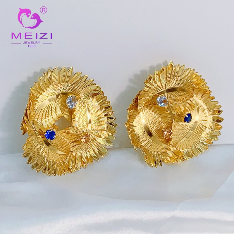 anting sflower emas untuk telinga sensitif