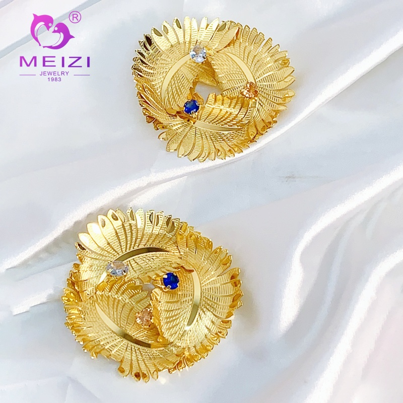 anting sflower emas untuk telinga sensitif