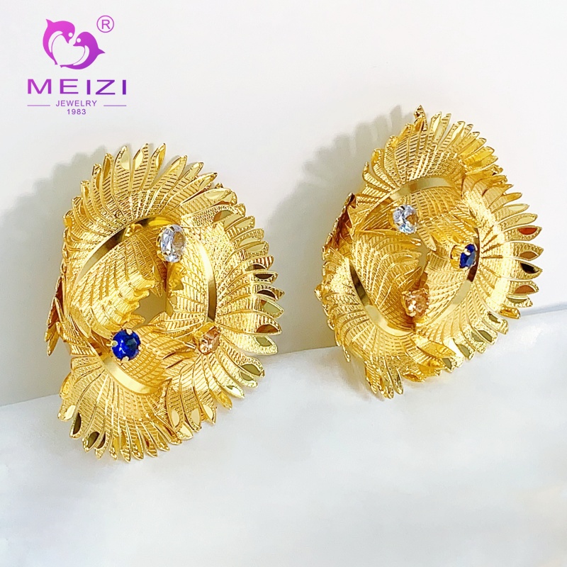 anting sflower emas untuk telinga sensitif