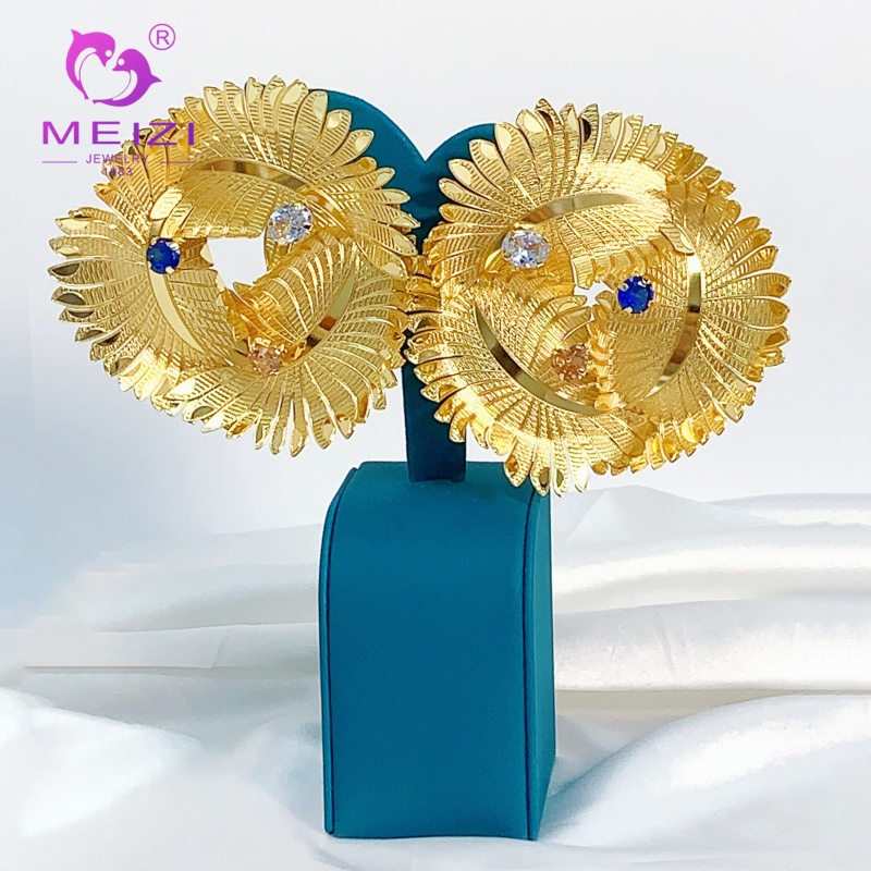 anting sflower emas untuk telinga sensitif