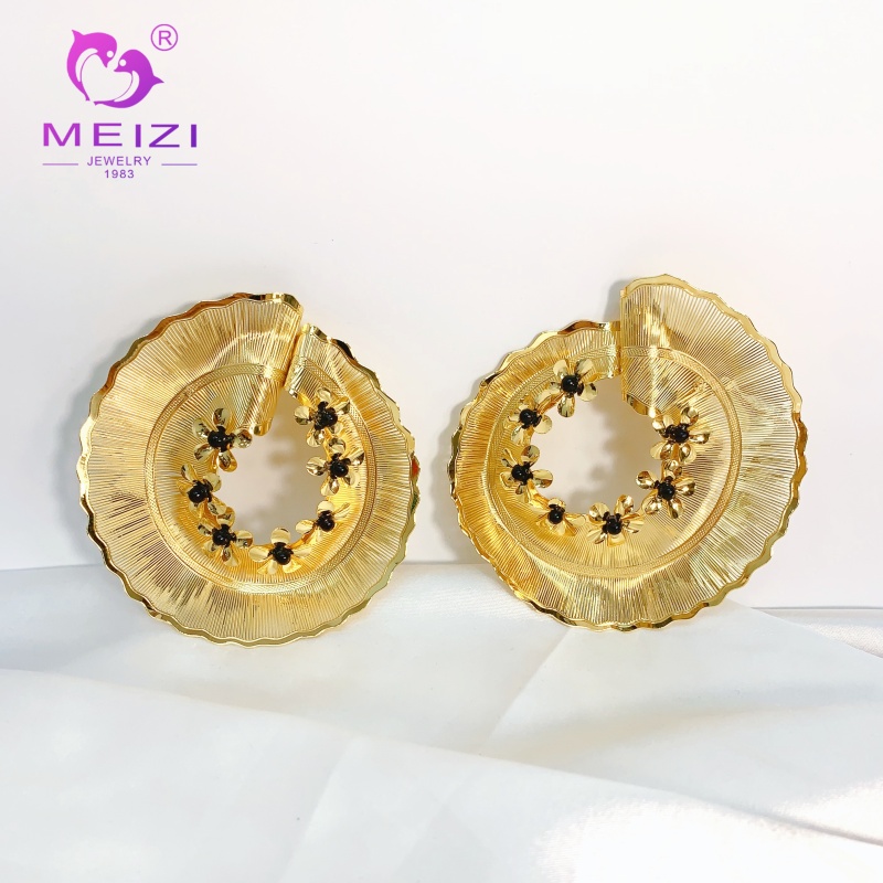 diamond stud gold hoop earrings for women