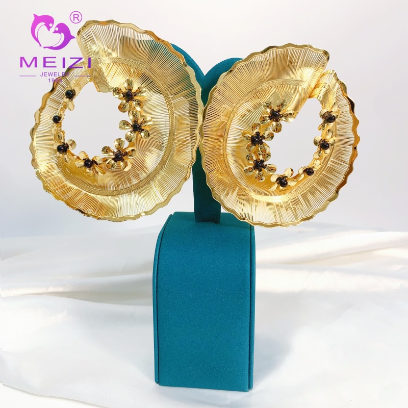 diamond stud gold hoop earrings for women