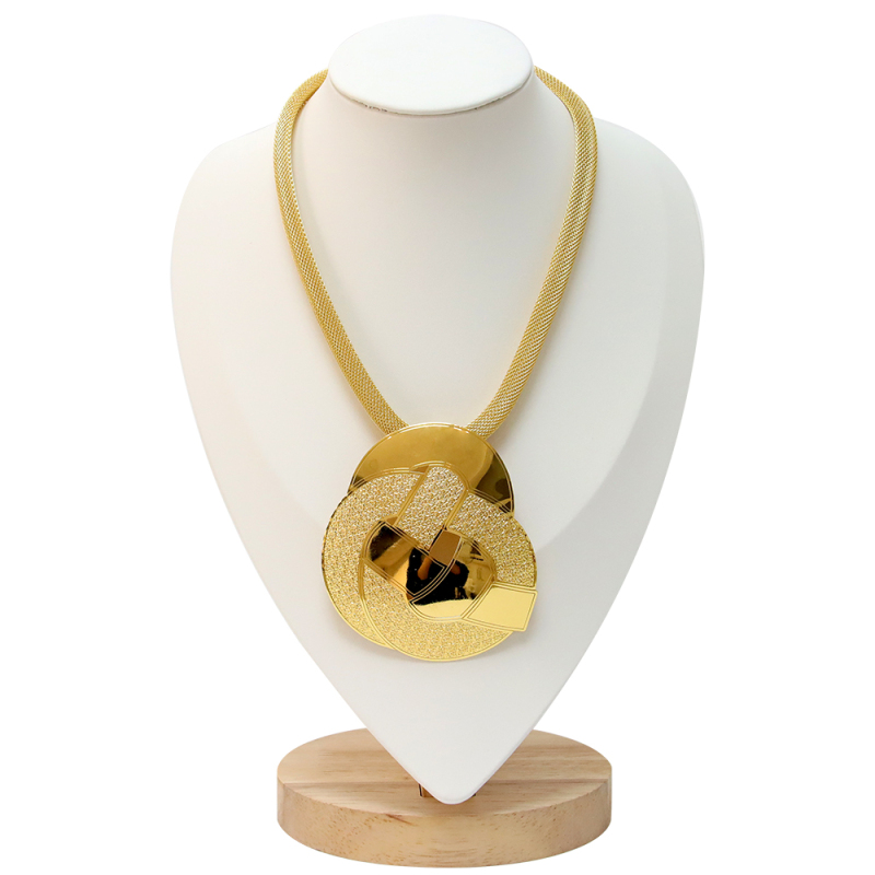 rose gold bridal bridesmaid wedding necklace and earring set